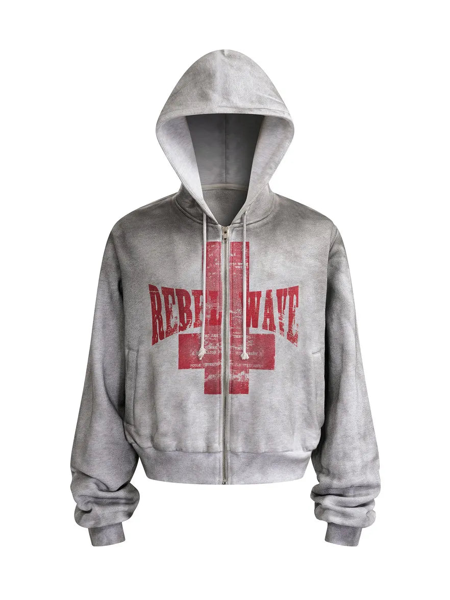 "✝" Distressed sweatshirt