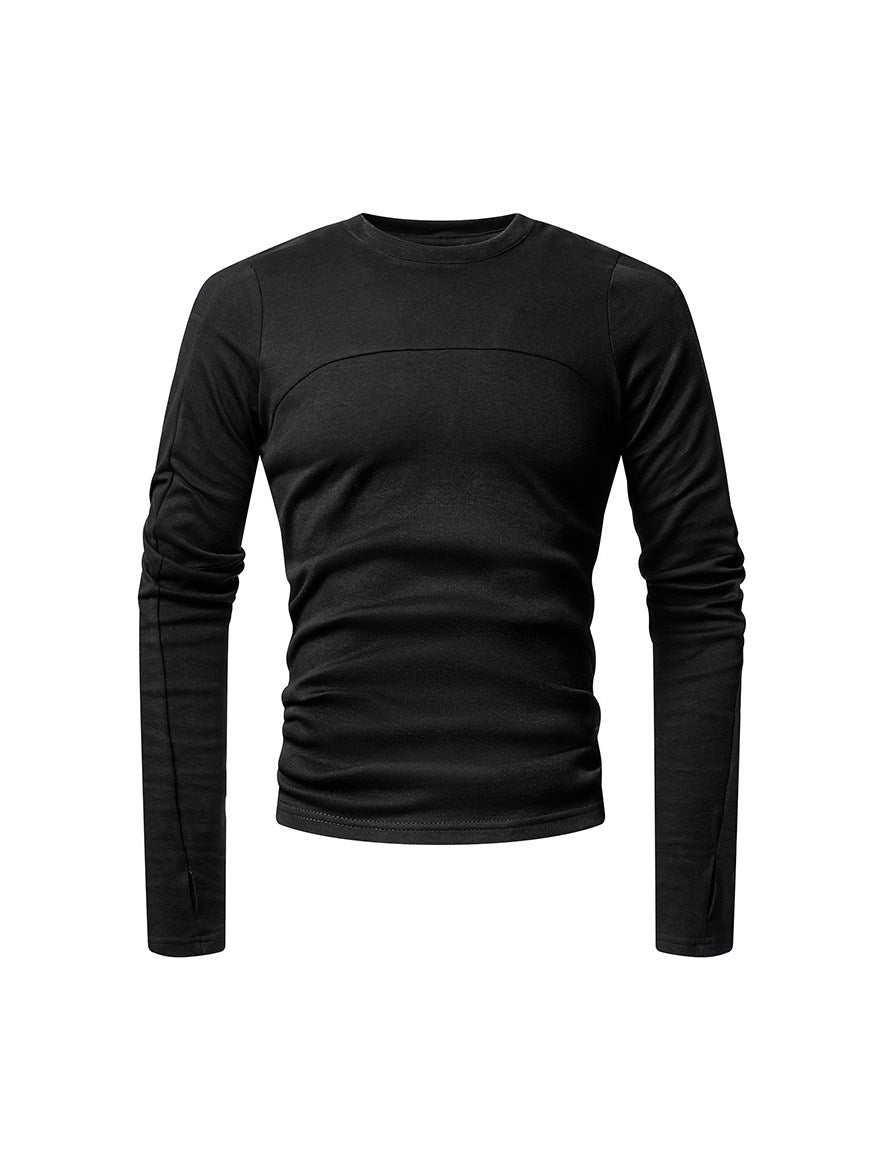 "✝" Fitted base-layer long-sleeve