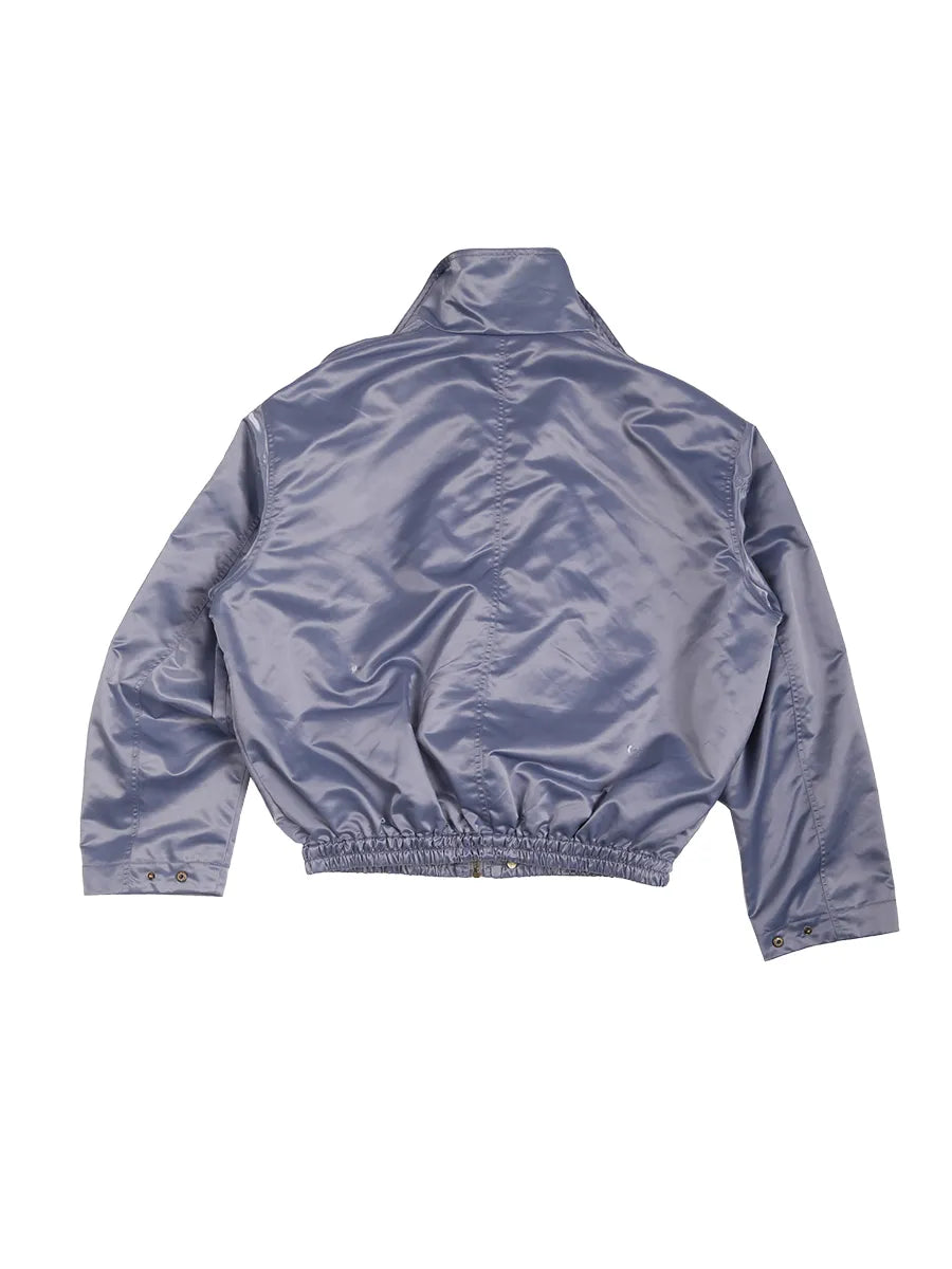 AFLAME Embroidered nylon lapel jacket