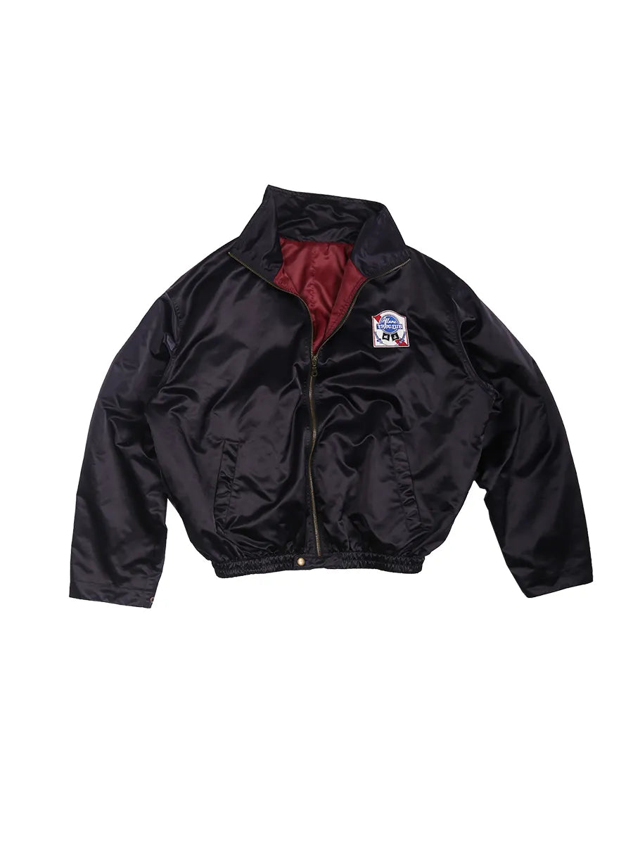 AFLAME Embroidered nylon lapel jacket