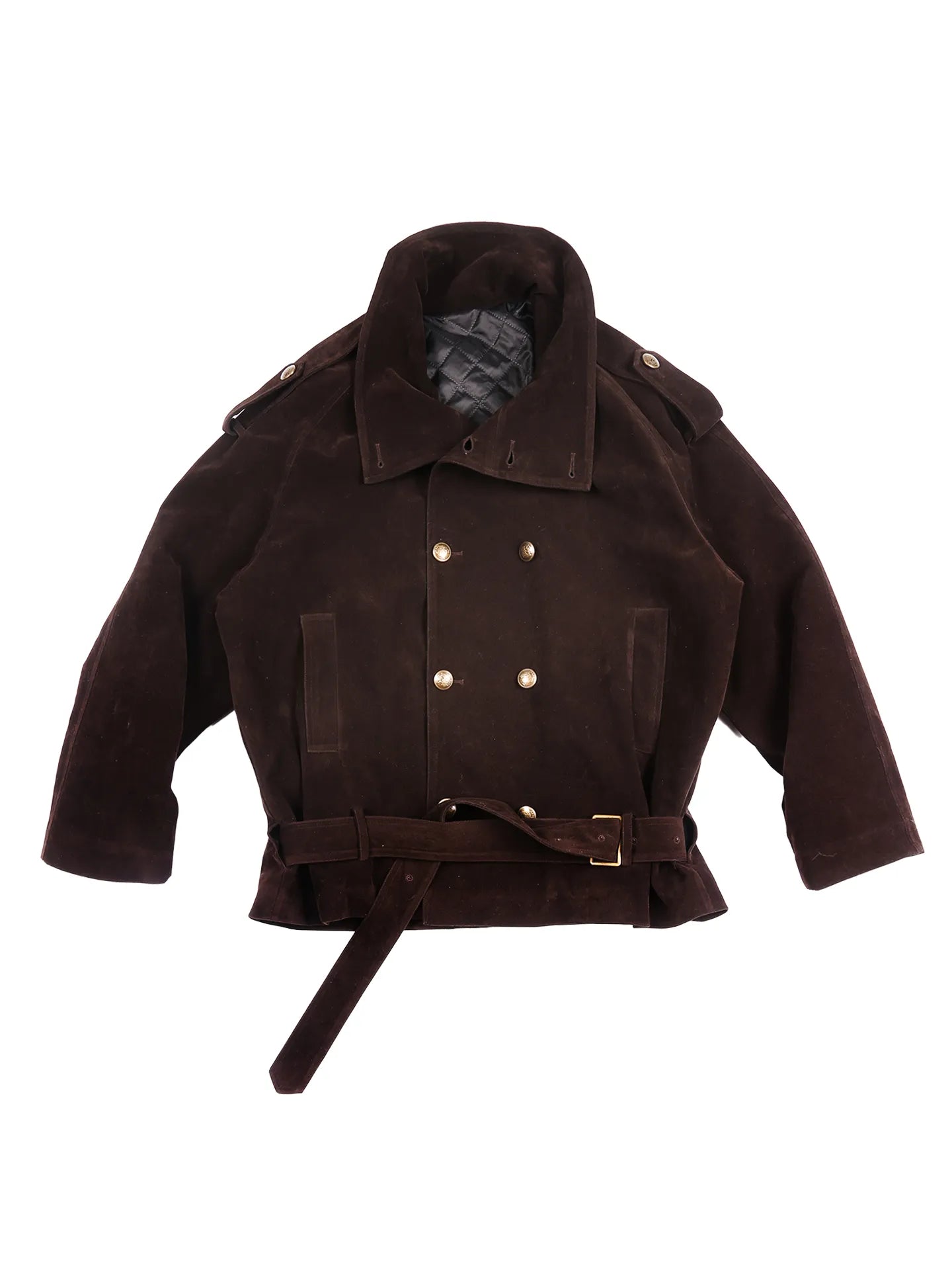 Double-breasted windbreaker cotton coat