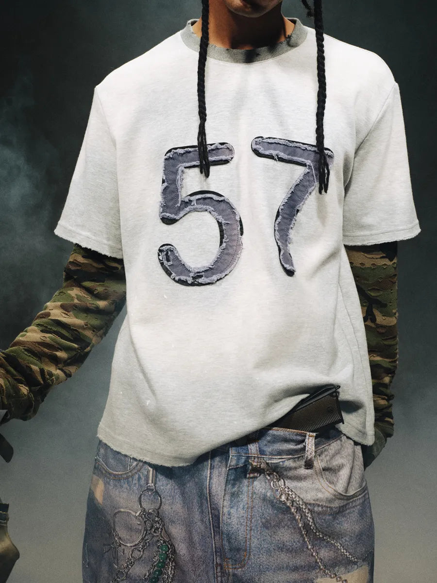 Fake Two-Piece Long Sleeve