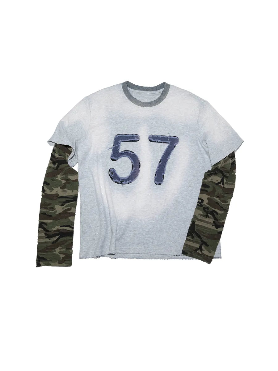 Fake Two-Piece Long Sleeve