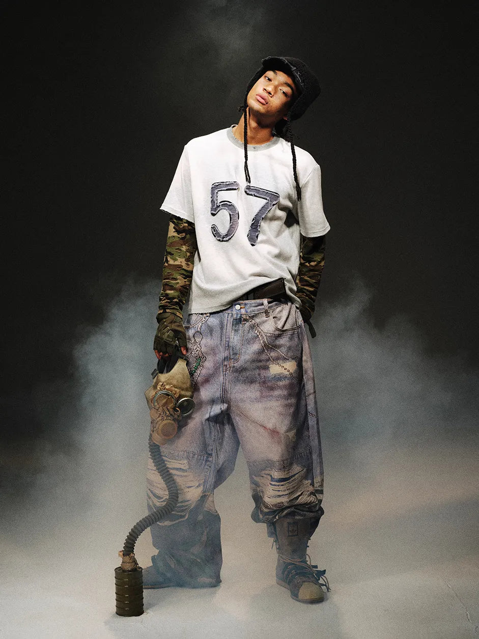 Fake Two-Piece Long Sleeve