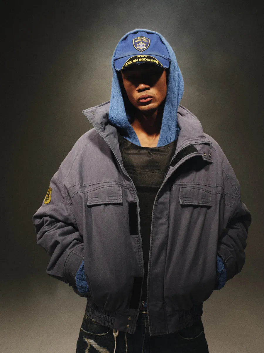 Standing collar "Police uniform" jacket