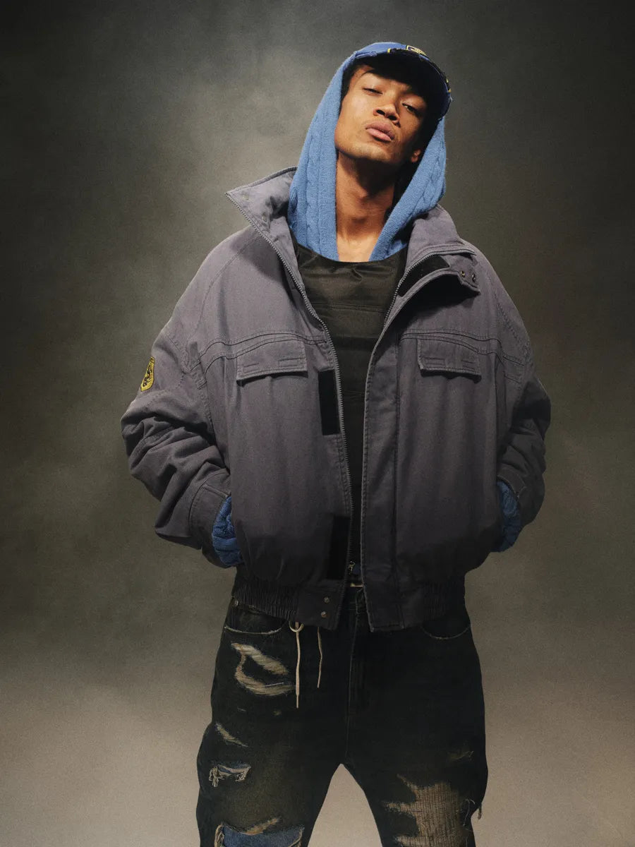 Standing collar "Police uniform" jacket