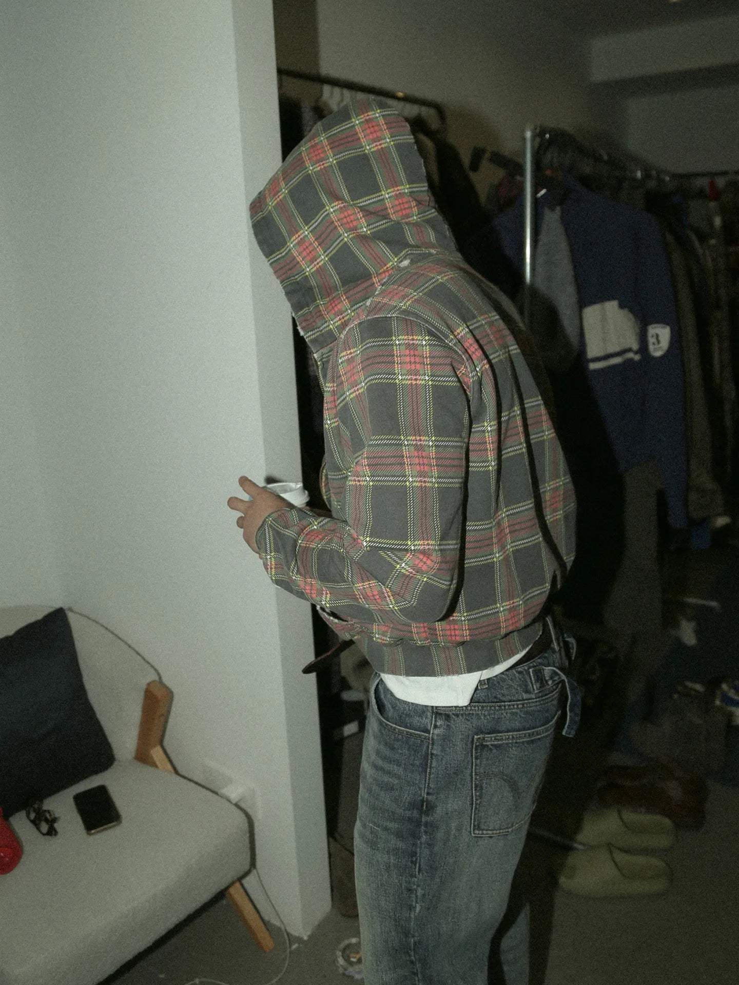 Vintage Plaid Sweatshirt