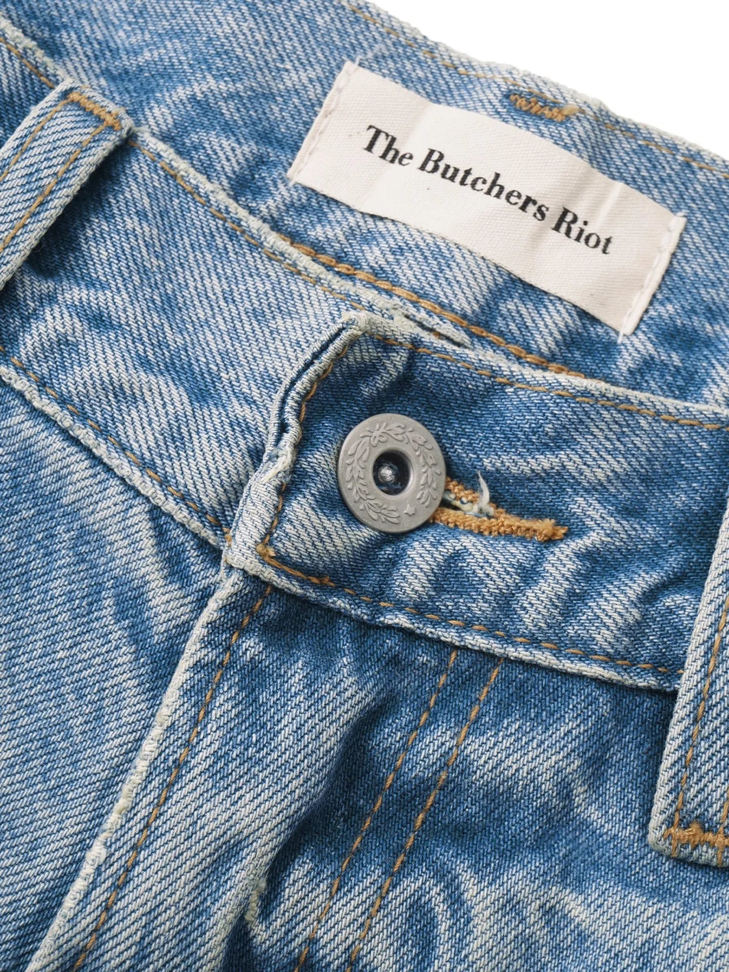 Cream Blue jeans