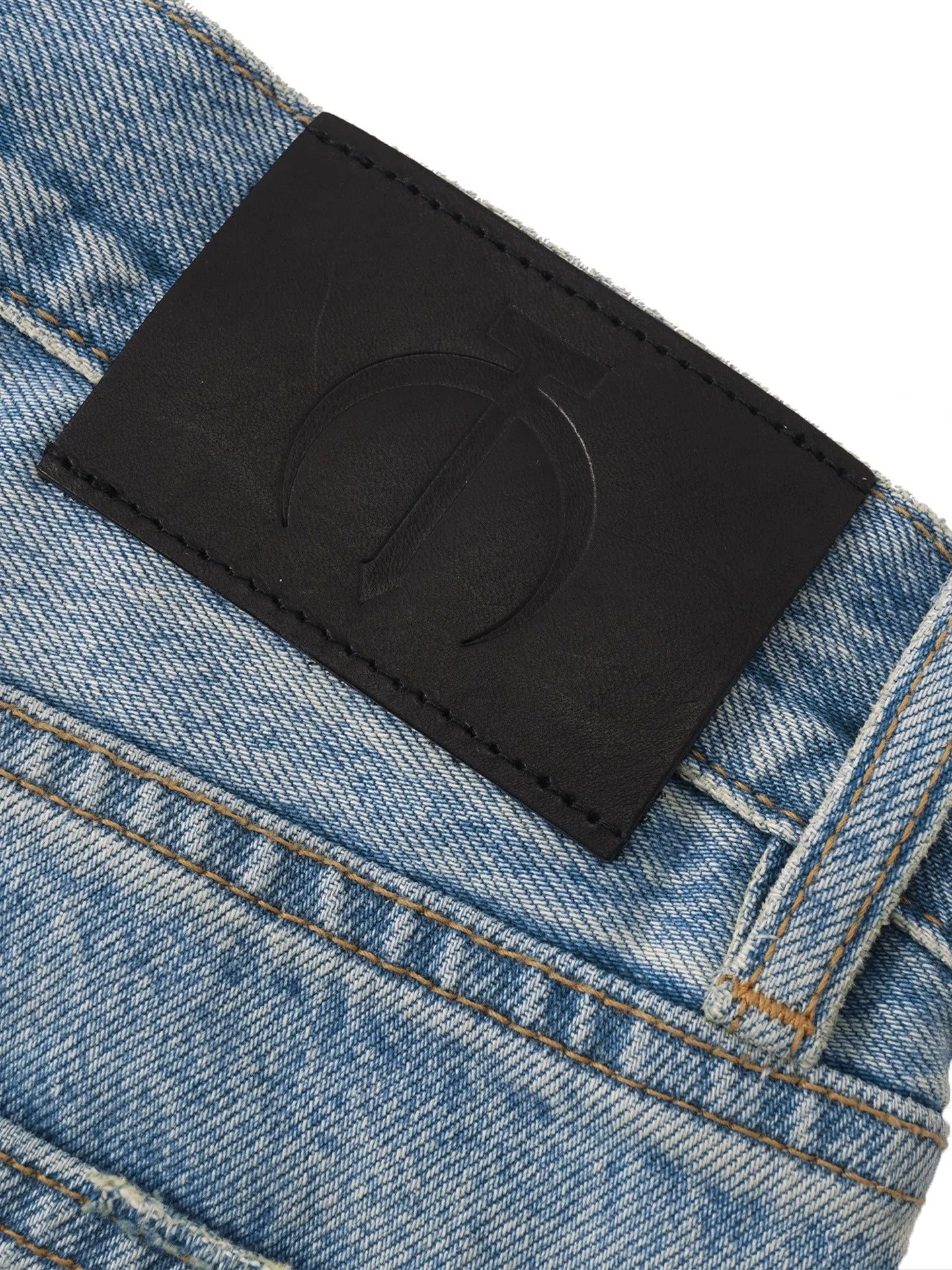 Cream Blue jeans