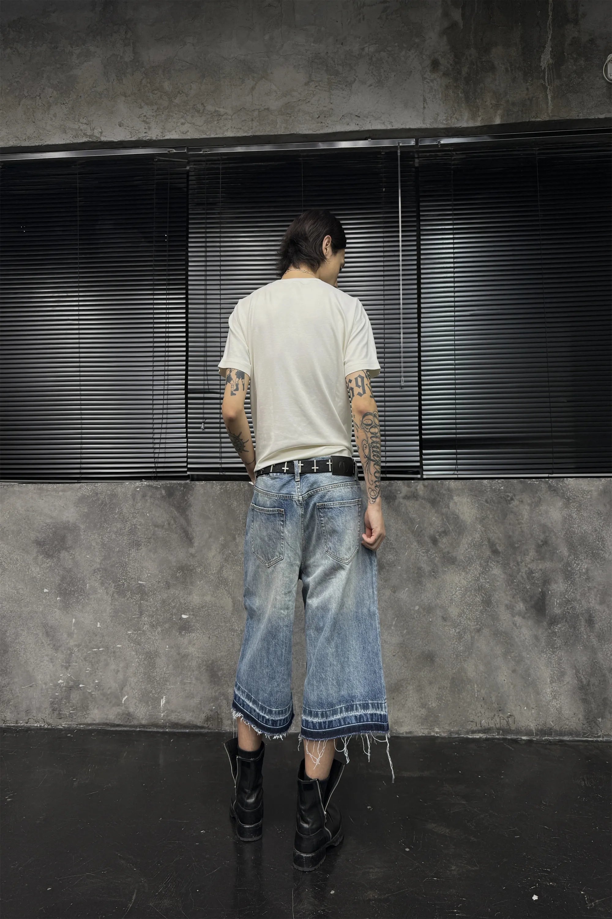 Ice Blue Capri jeans