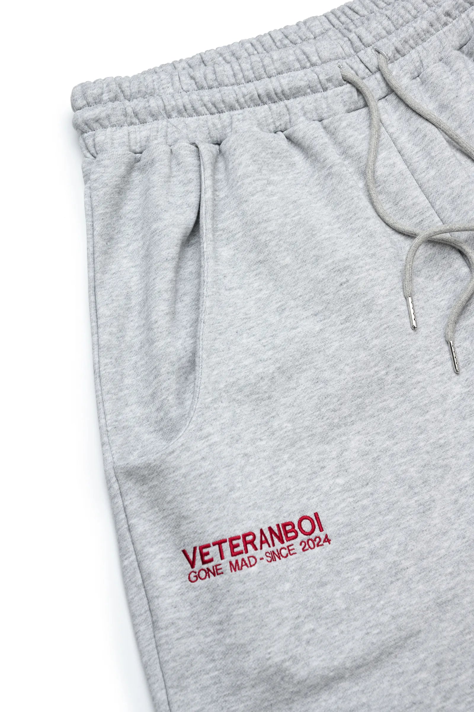 Bat castle embroidered sweatpants