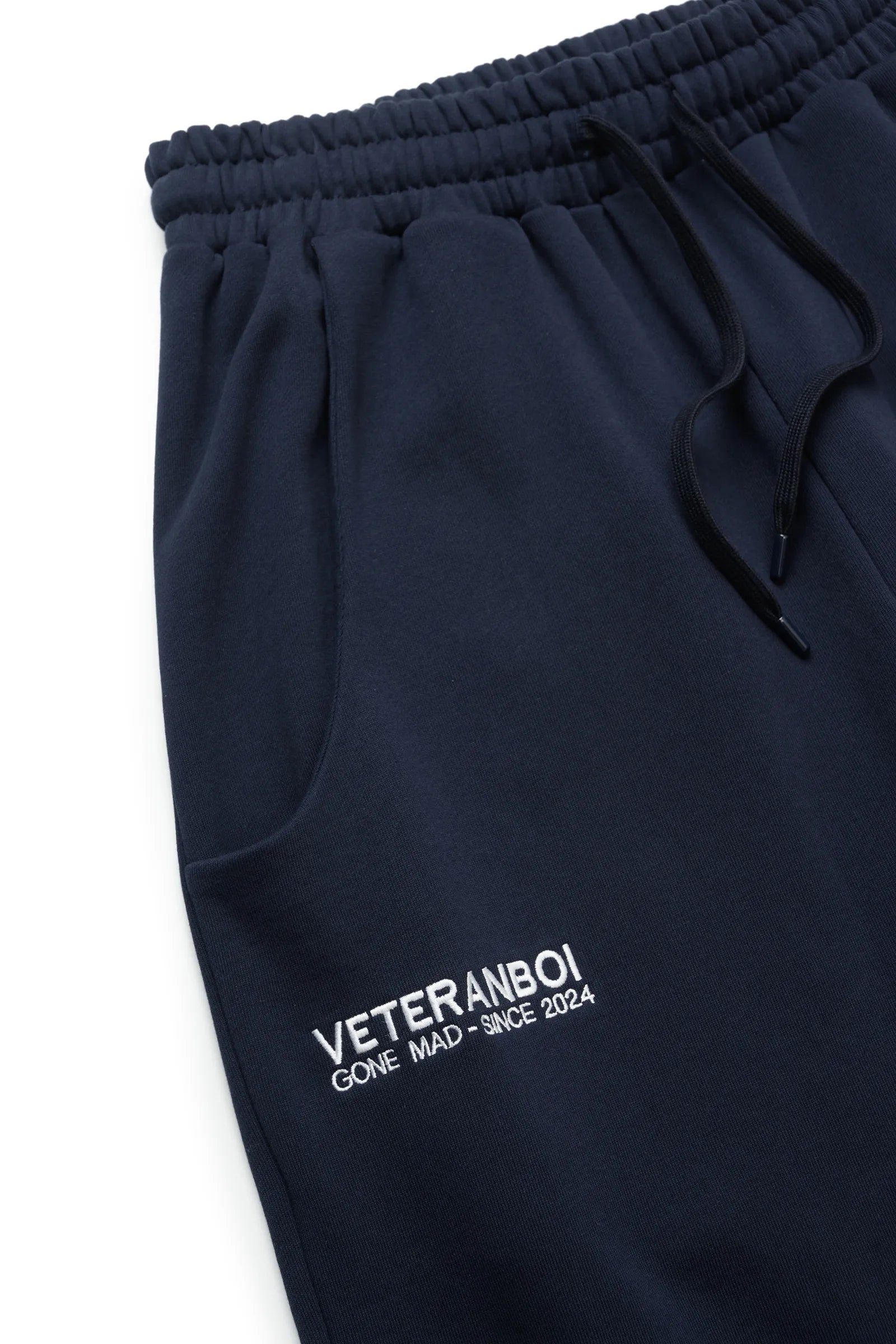 Bat castle embroidered sweatpants