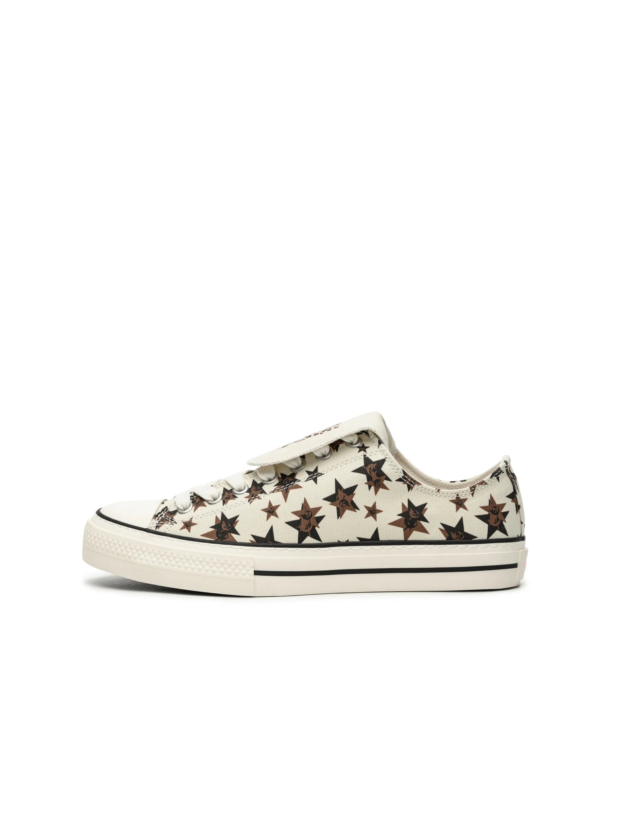Leopard monogram sneakers