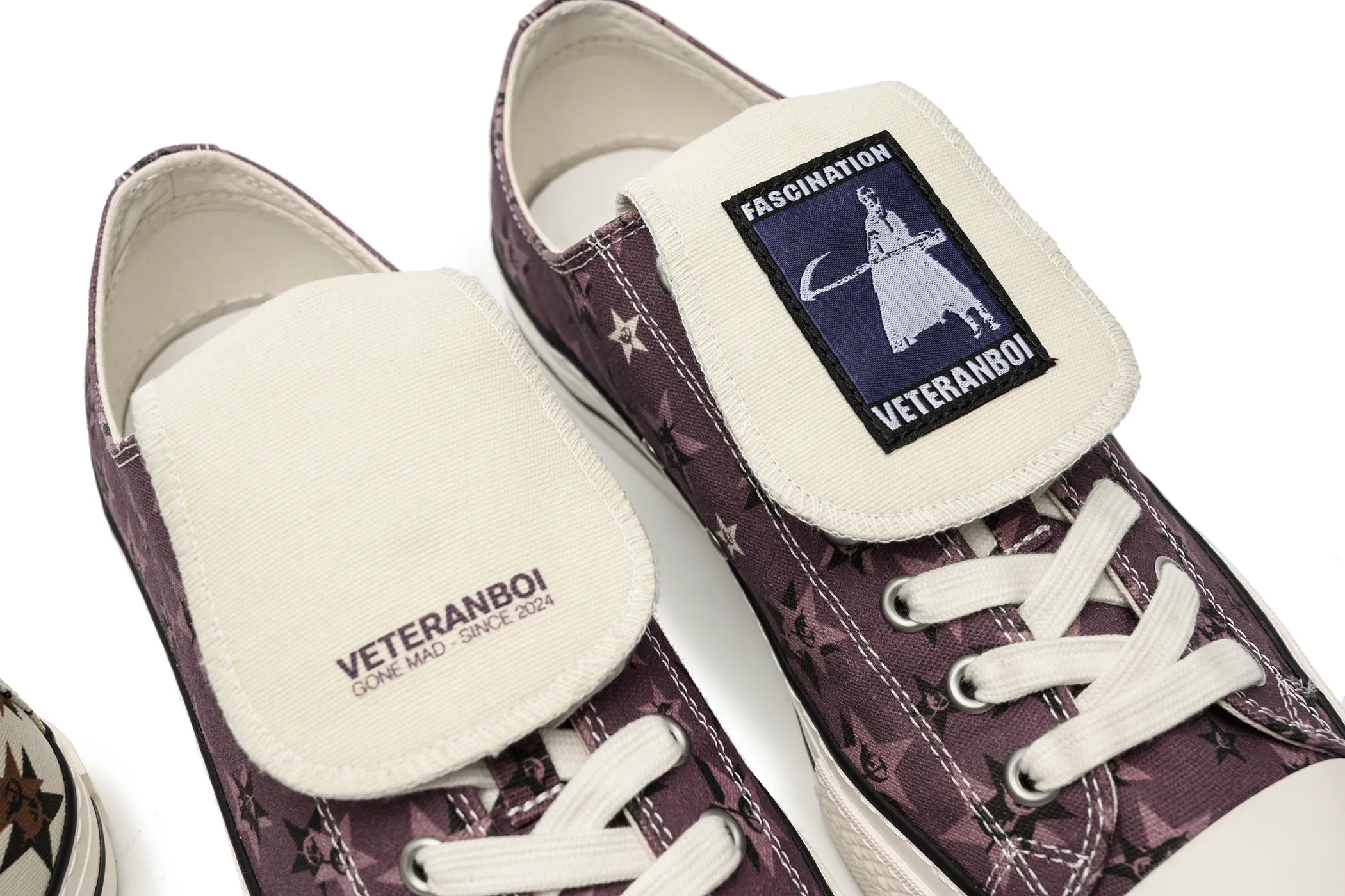 Leopard monogram sneakers