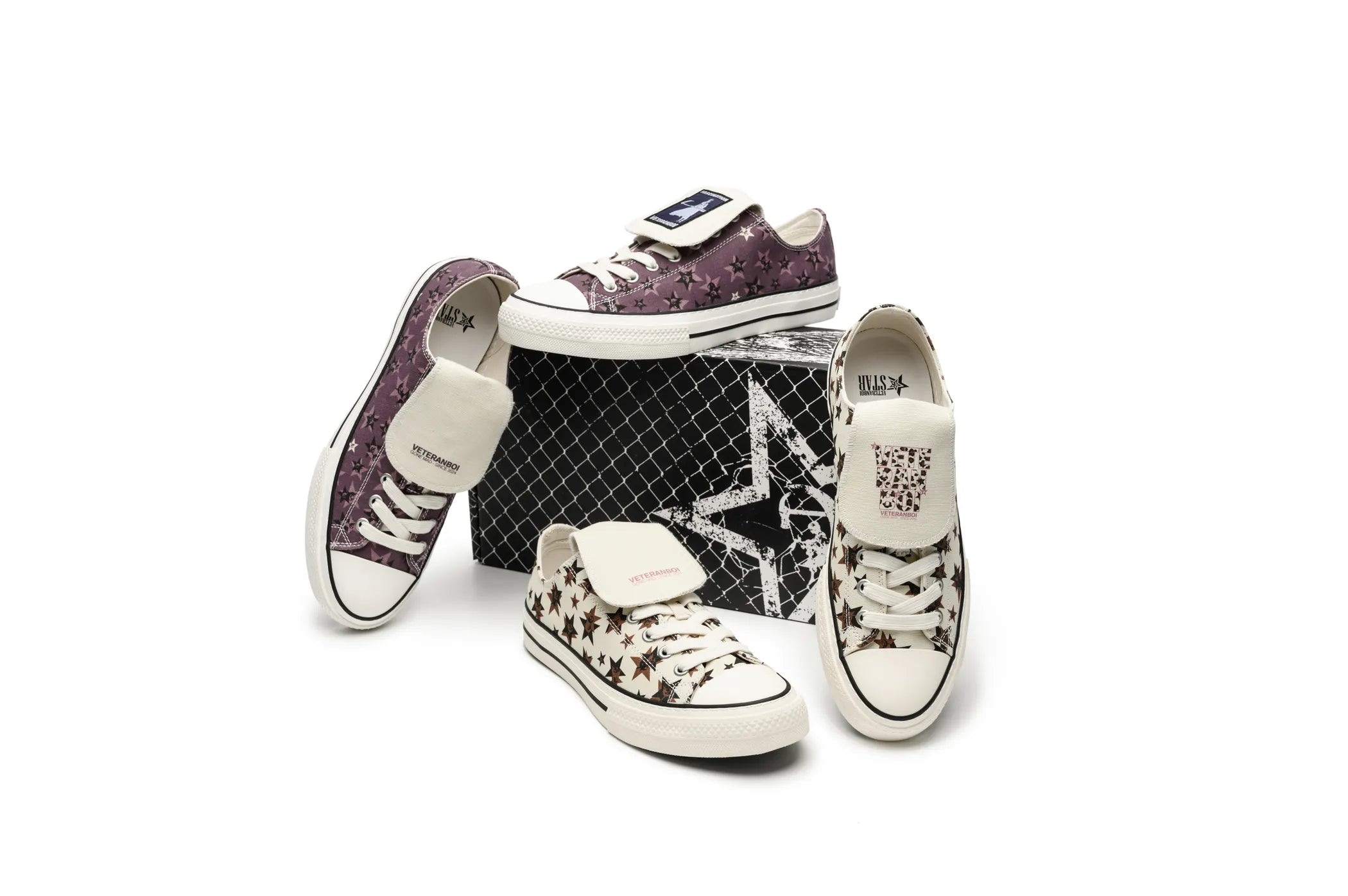 Leopard monogram sneakers