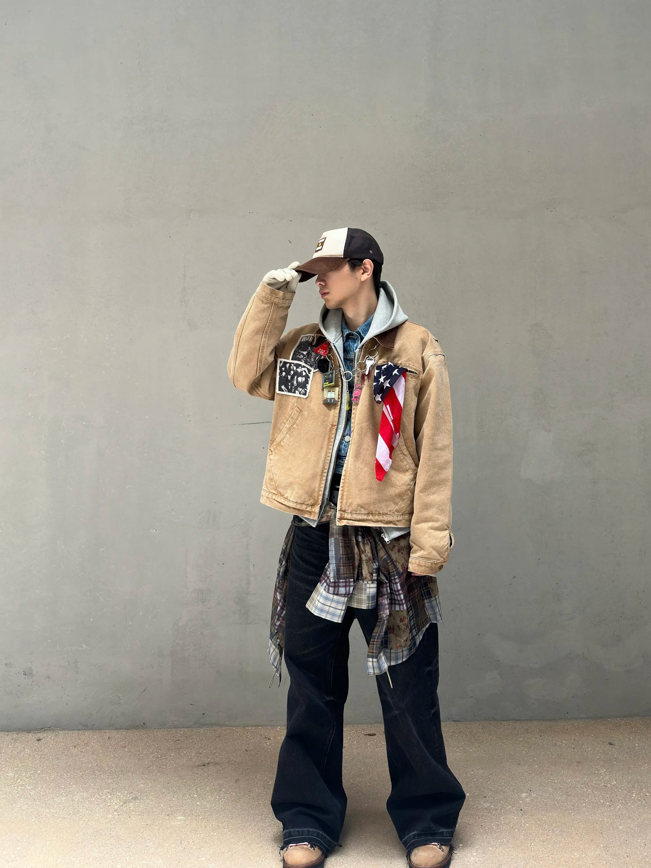 Detroit Patch Workwear Trucker Jacket