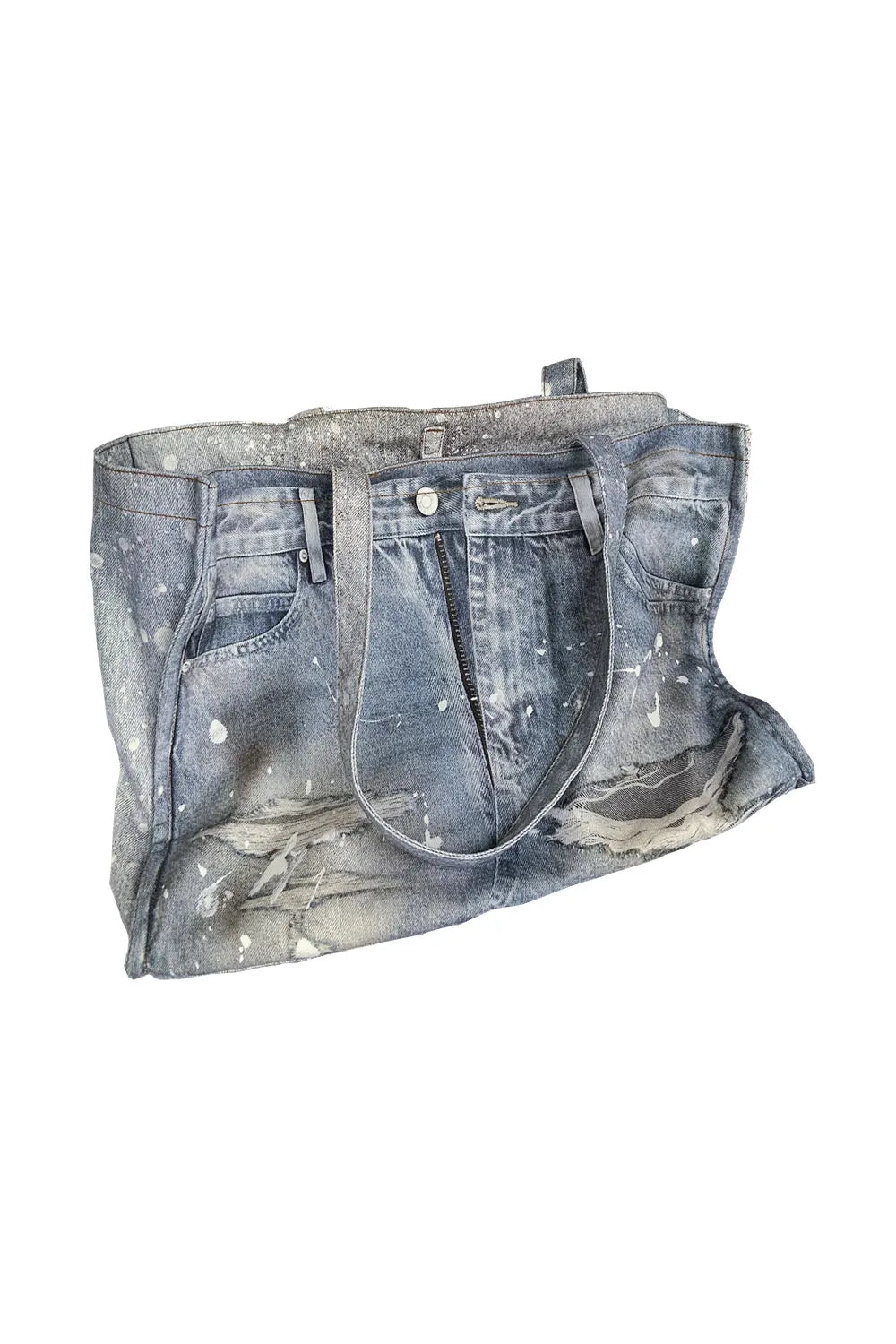 Distressed jeans Tote