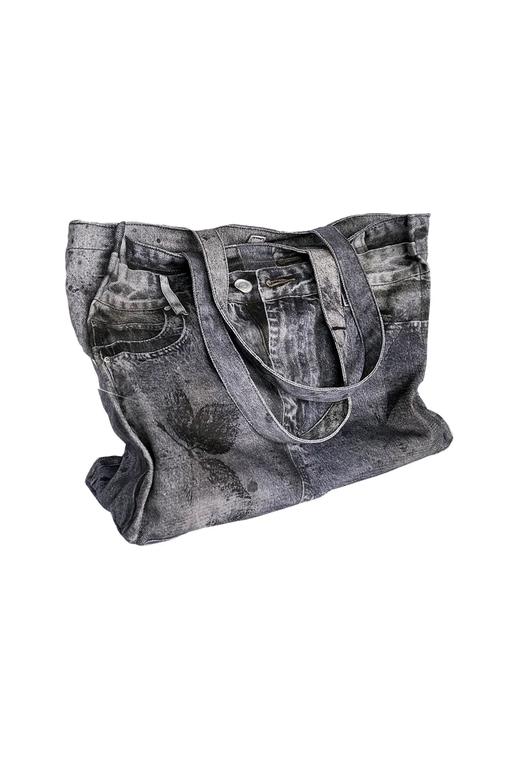 Distressed jeans Tote