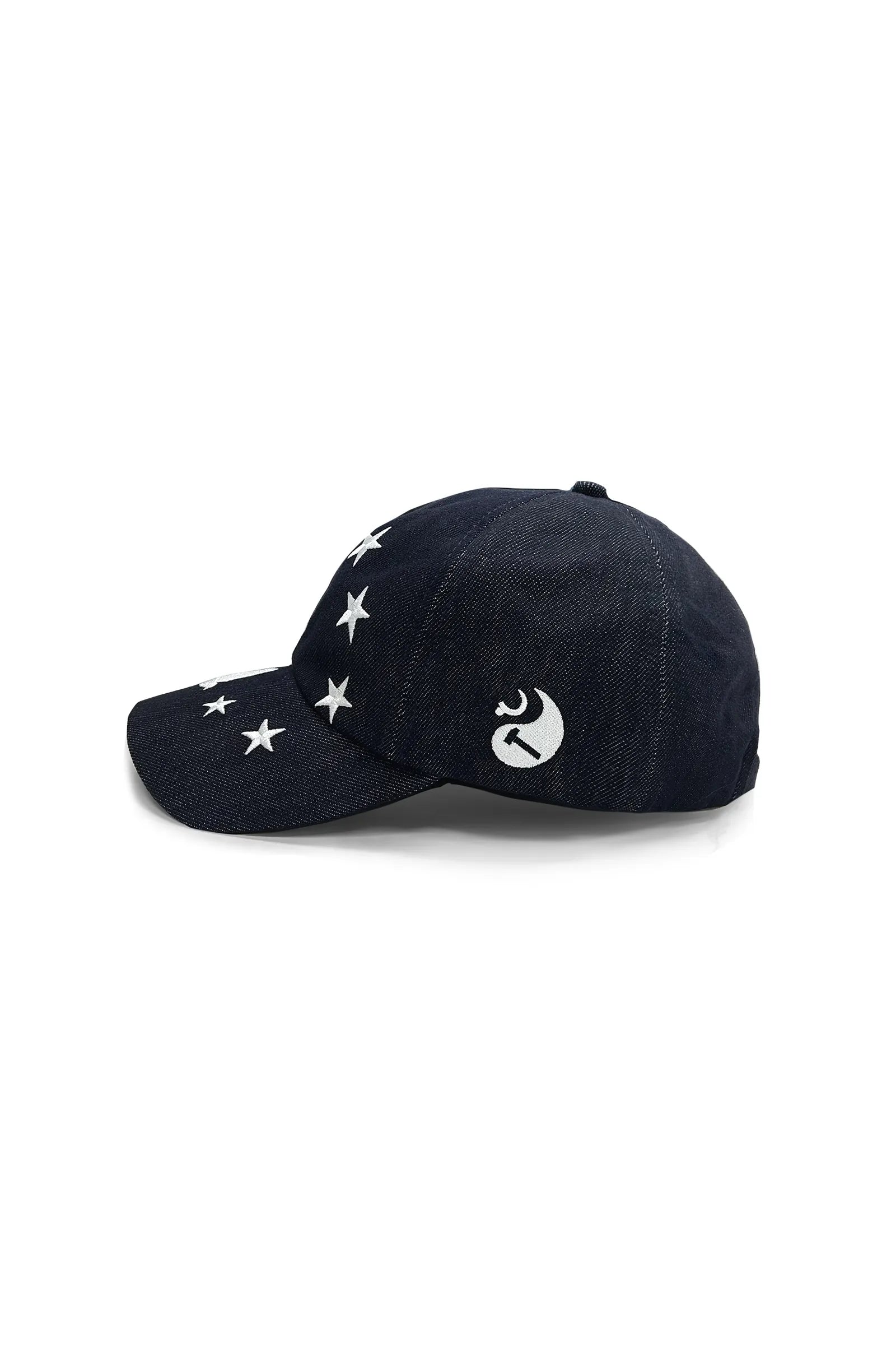 Star Peace Dove Denim Dad Cap