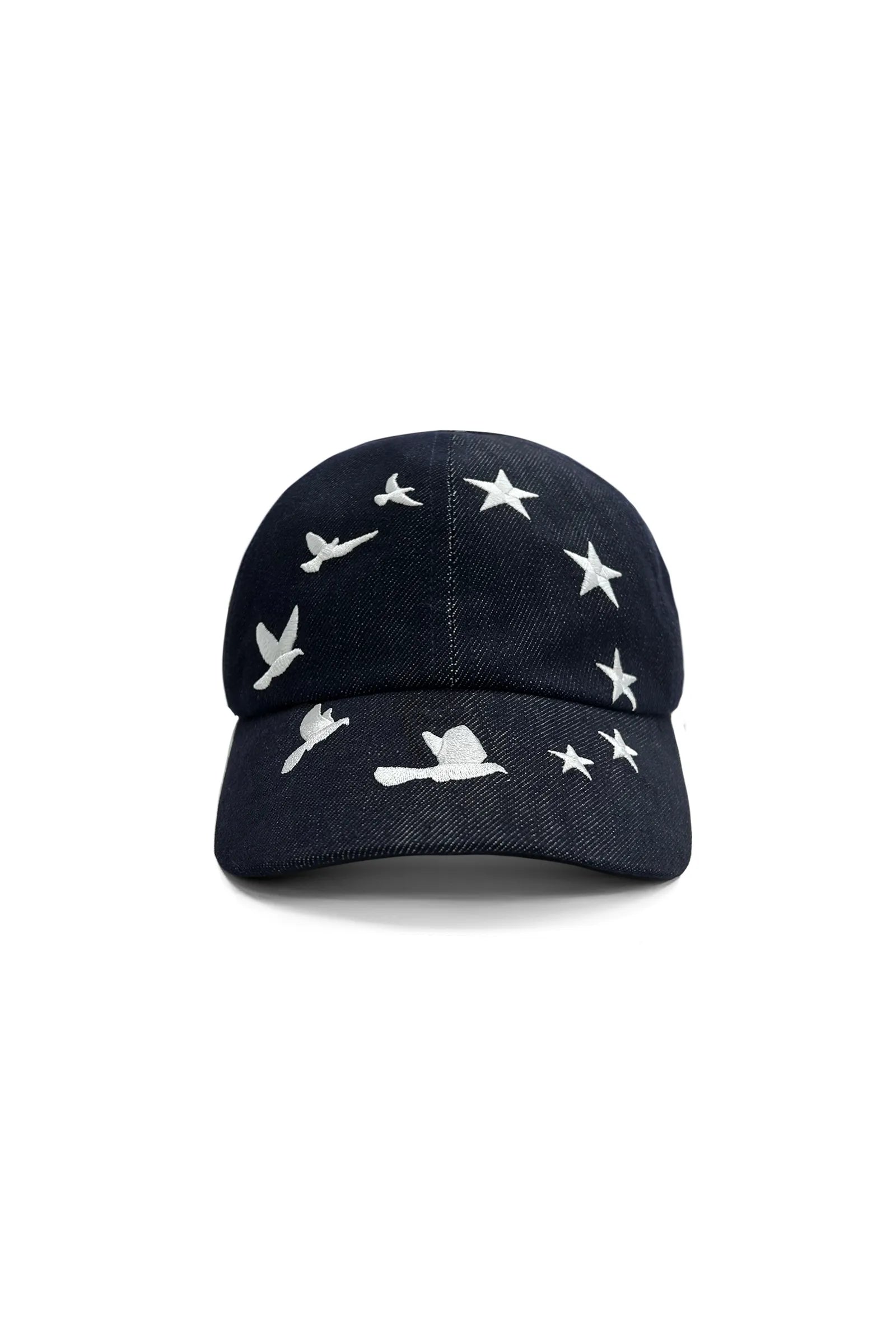 Star Peace Dove Denim Dad Cap