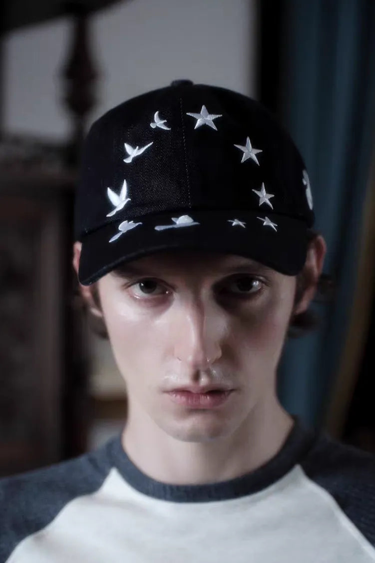 Star Peace Dove Denim Dad Cap